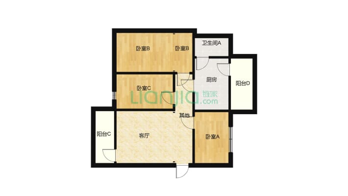 火车站职工宿舍二手房实景图