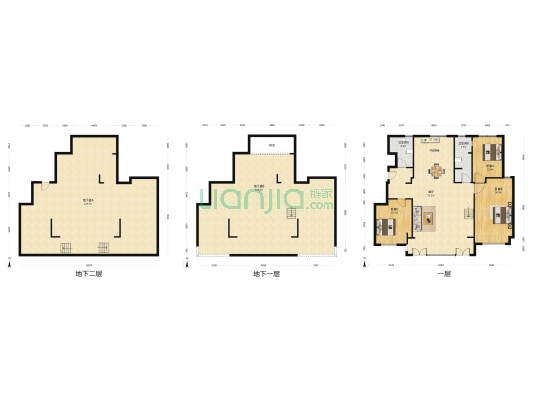 瑞德城央壹号 3室1厅2卫 291平方