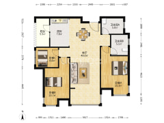 龙湖品质小区 业主急售 诚寻有缘人-重庆江与城北区二组团户型图