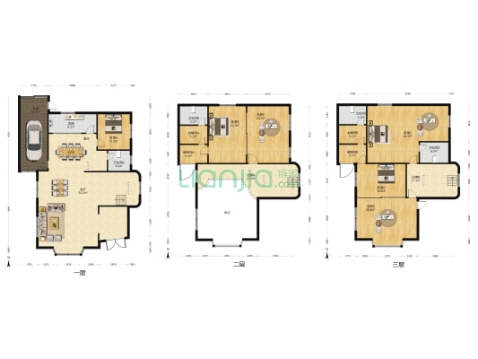 华星花园 6室1厅4卫 525平方