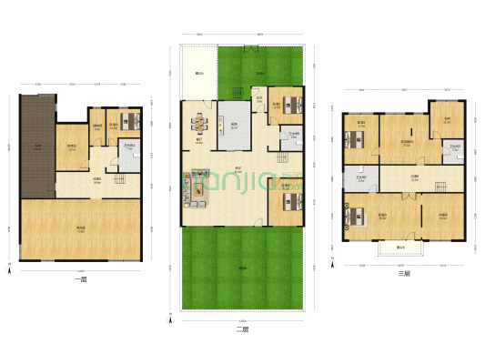 鼎山华府 7室2厅4卫 293平方