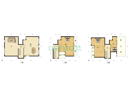瀚林熙水台 3室2厅0卫 397平方
