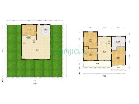 东苑怡景花园 3室2厅2卫 229平方