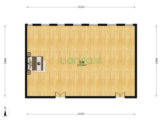 财智大厦 1室0厅0卫 168平方