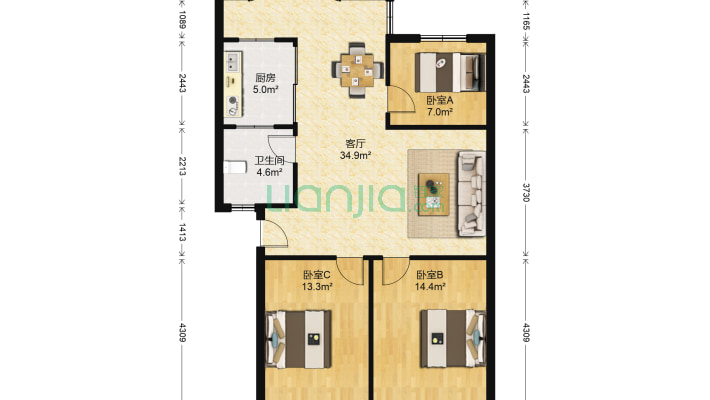 凯乐花园二手房实景图