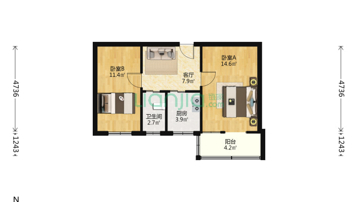 天伦小区二手房实景图