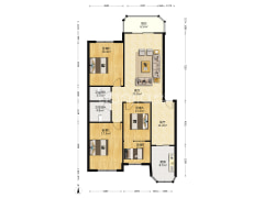 此房满五年唯一 南北通透无遮挡 838沿线-涿州名流公寓户型图