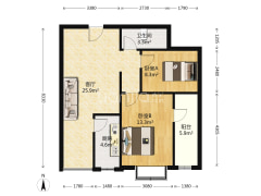 社区位置好  ，，楼间距大 采光充足-涿州富力花园户型图