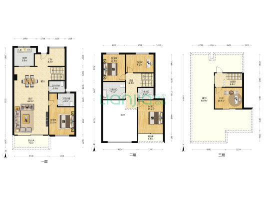 荣德·荣泽公馆 5室1厅4卫 211平方