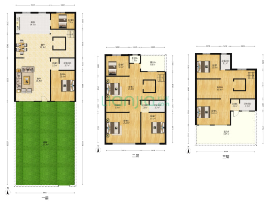 鼎宇花园 9室2厅4卫 399平方