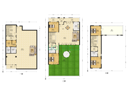 杨柳春风江南里 4室2厅4卫 386平方