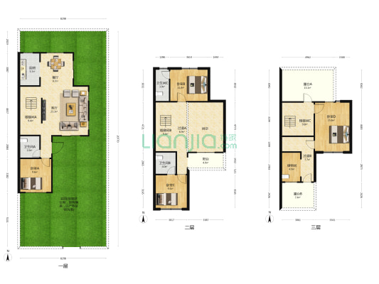 金域蓝湾南区 4室2厅3卫 242平方