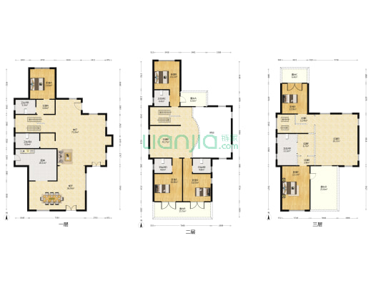 东淀湖庄园 6室2厅6卫 455平方