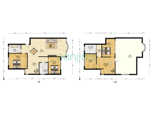 园林居小区 5室1厅2卫 150平方