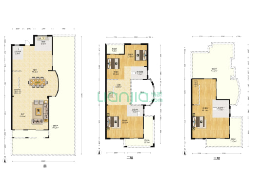 福隆浅水湾 4室2厅4卫 348平方
