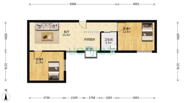 聚银大厦二手房实景图
