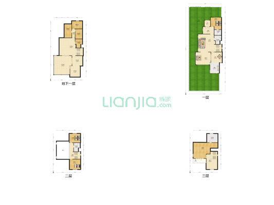 龙湾别墅 4室4厅4卫 382平方