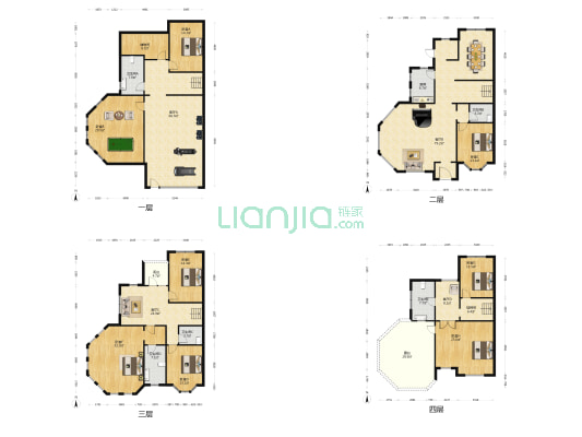 红堡山海园 8室4厅5卫 308平方