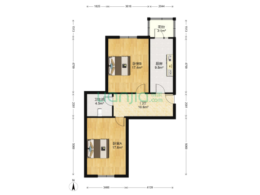 铁工街 2室0厅1卫 84平方