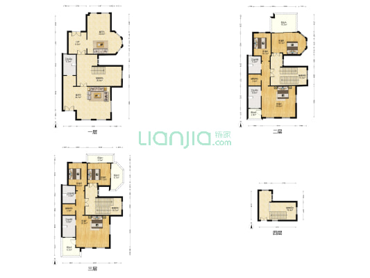 枫岭山庄 6室2厅5卫 372平方
