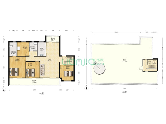 南京碧桂园丽华山苑 3室1厅2卫 147平方