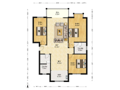 涿州军欣家园 集中供暖 视野采光无遮挡-涿州军欣家园户型图