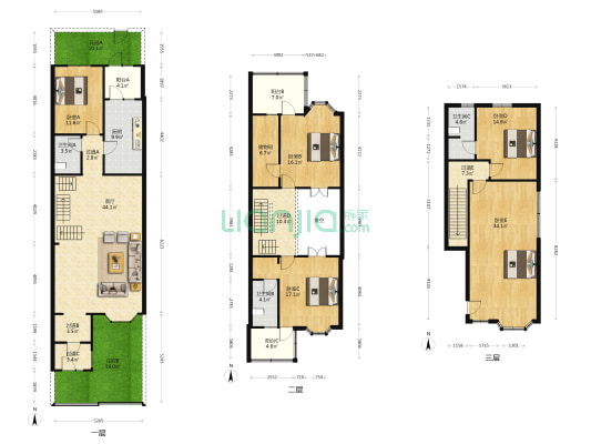 欧风家园 5室1厅3卫 187平方