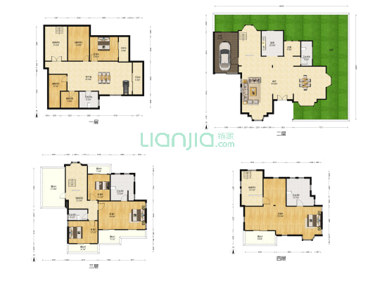 豪门府邸 5室1厅5卫 514平方