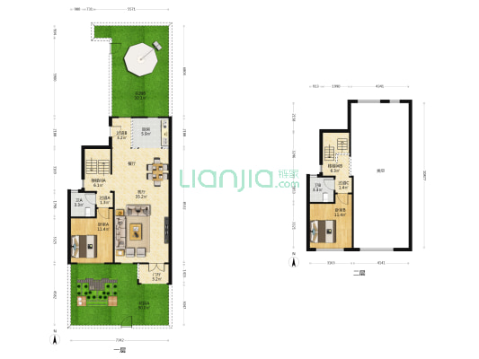 锦艺悦城3号地 2室1厅2卫 143平方