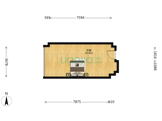E公馆 1室0厅0卫 52平方