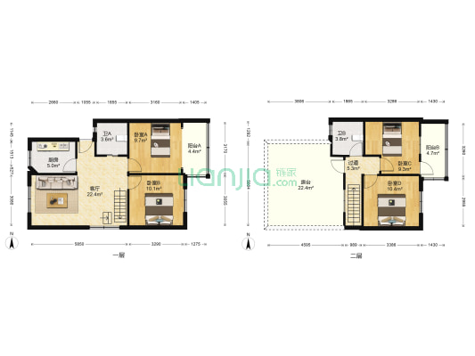 镇府路19号 4室1厅2卫 113平方