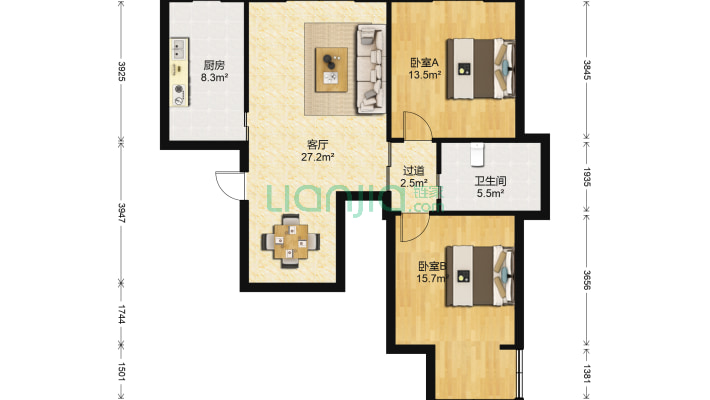 赞佳大厦二手房实景图