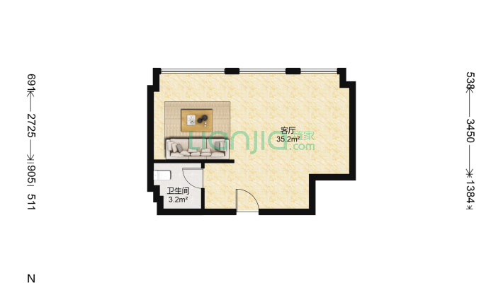 华沃大厦二手房实景图