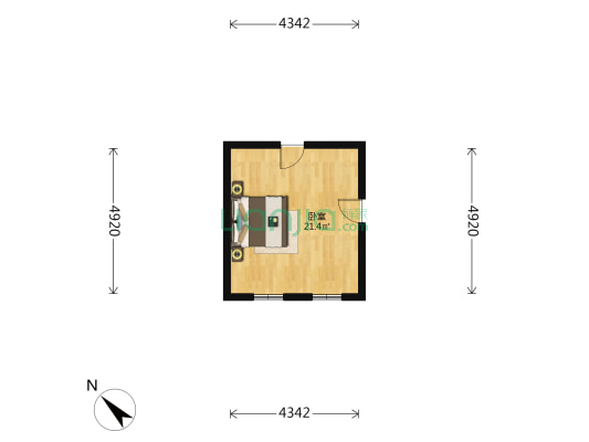 益友坊 1室0厅0卫 34平方