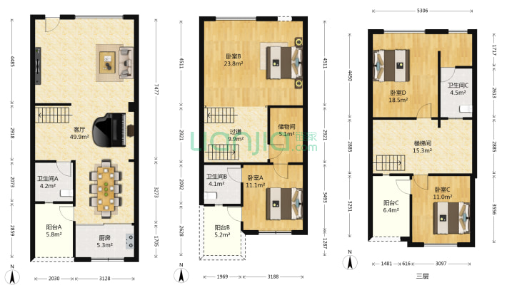长寿院子二手房实景图