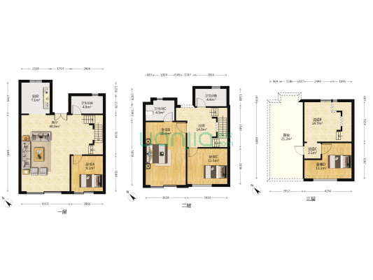 中南云樾 4室1厅3卫 164平方