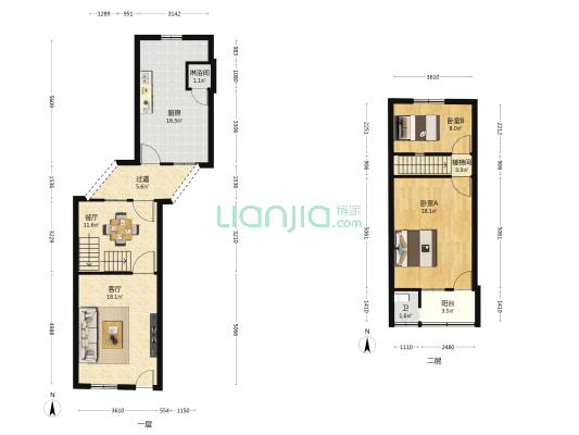 崧厦镇文昌路 2室2厅2卫 79平方