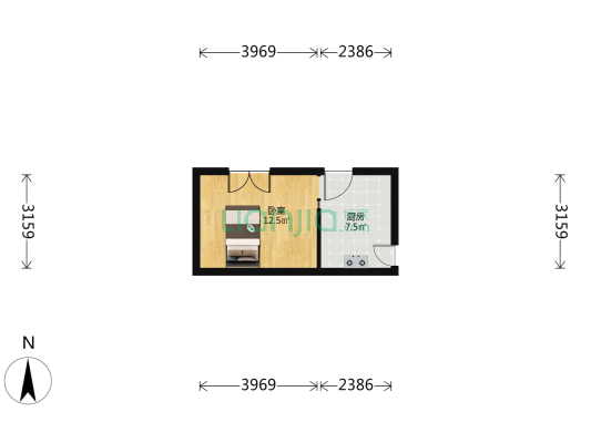 人民巷18号 1室0厅0卫 28平方