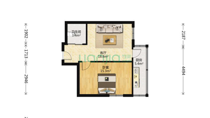 鸿利聚隆三期二手房实景图