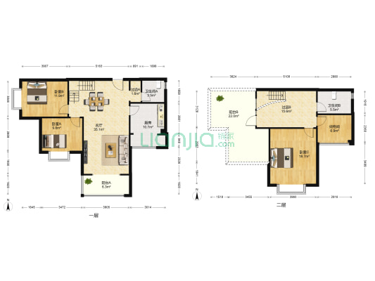 静水香榭 3室1厅2卫 141平方