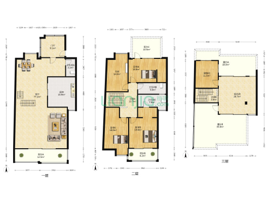 宝安中国院子 4室1厅3卫 236平方