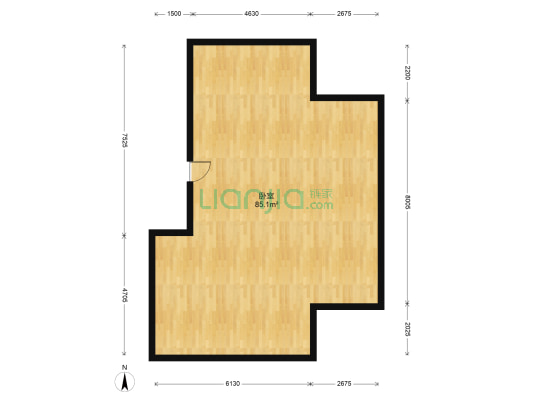 物资家属楼 1室0厅0卫 94平方