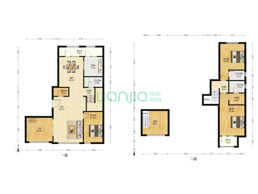 孔雀城七期秋月园 4室2厅3卫 176平方