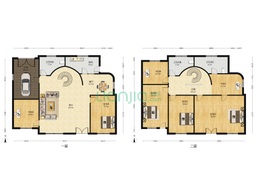 金凤四区 7室2厅3卫 326平方