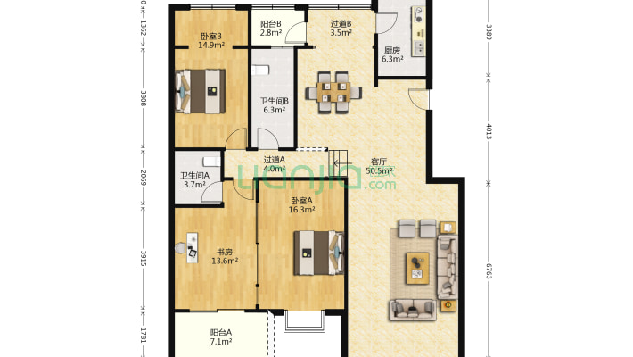 茶港新村东院5到3号二手房实景图