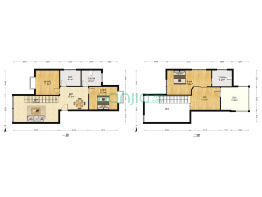 嘉源公寓 3室2厅2卫 200平方