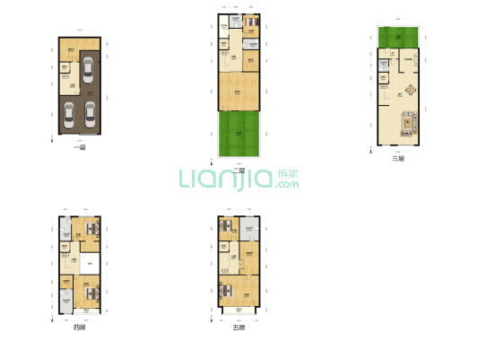 伟峰东域B区 6室1厅6卫 400平方
