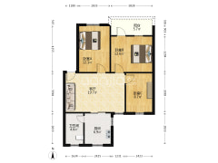 热作所宿舍 框架中层 满五唯一-漳州省热带作物研究所宿舍户型图