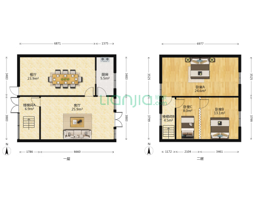 跨湖桥直街 3室2厅0卫 136平方