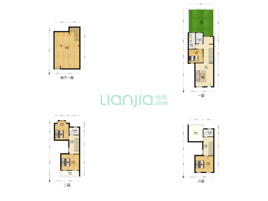 世茂爵世山 4室1厅3卫 138平方
